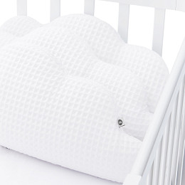 Набор бортиков на кроватку Happy Baby, белый, 3 шт.